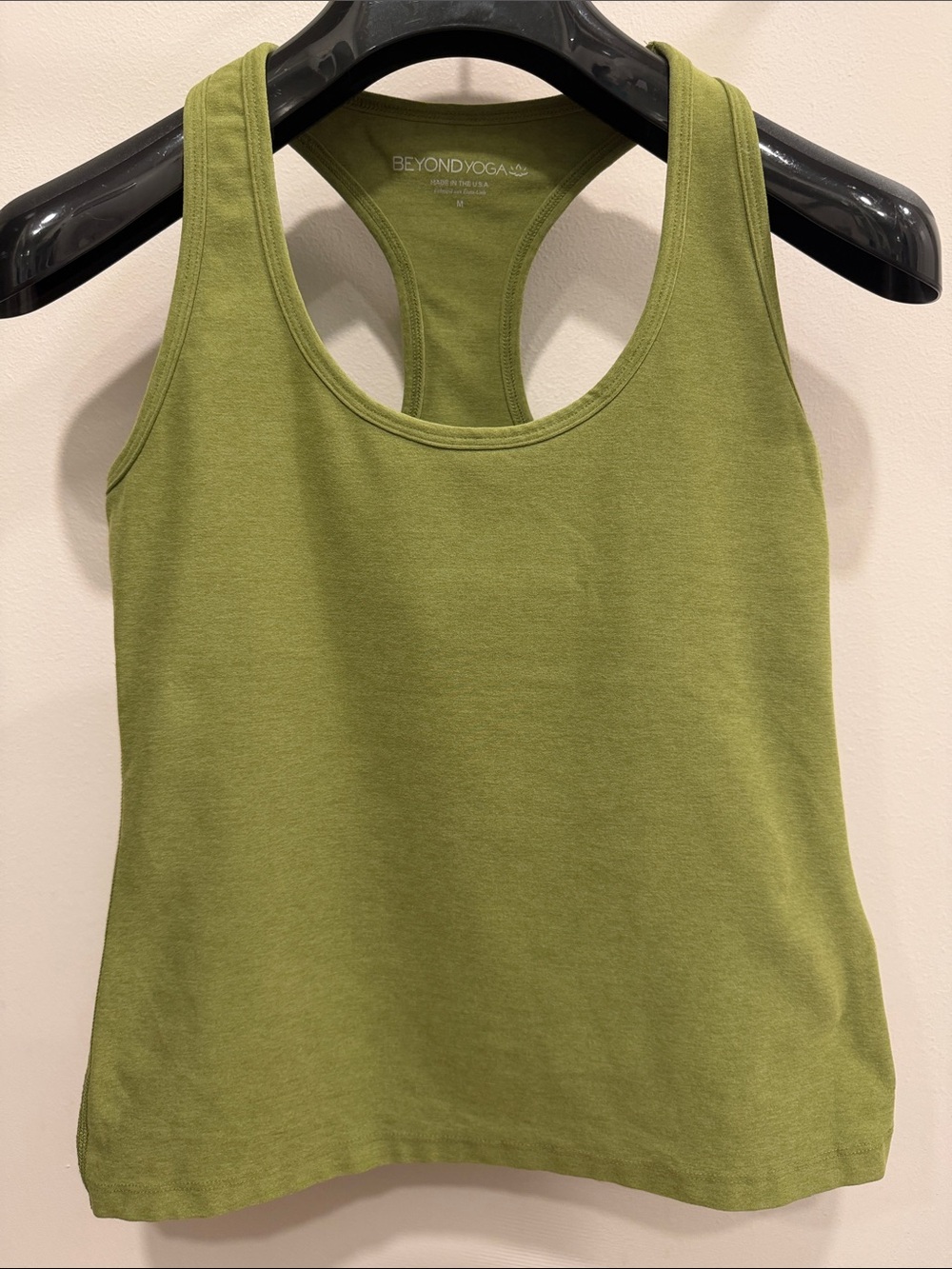 Beyond Yoga Green Racerback Tank Top